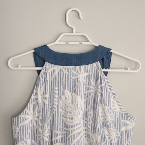 Tommy Bahama Women's Sz S Monstera Mash Sleeveless Tropical Beach Dress - Picture 6 of 11